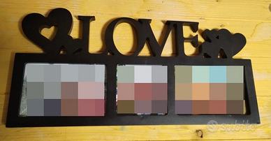 Portafoto Love per 3 foto