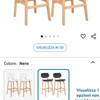 Sgabelli nuovissimi