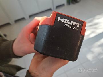 2 batterie Hilti Nimh 24 volt