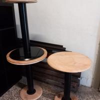 Tavolini in marmo e ferro