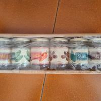 Set Barattoli vetro decorato vintage CERVE