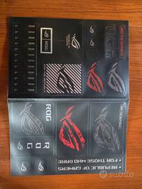 Set Sticker Ufficiali ASUS ROG Republic of Gamers 