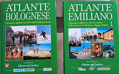 2 libri "Atlante bolognese" e "Atlante emiliano"