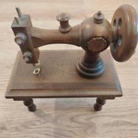 riproduzione vintage legno di macchina da cucire
