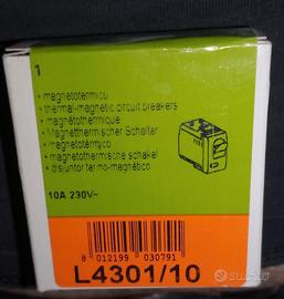 BTicino Magnetotermico 1P+N 10A Living Internation
