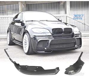SPLITTER PARAURTI ANTERIORE BMW X6 E71 08-12 LOOK 