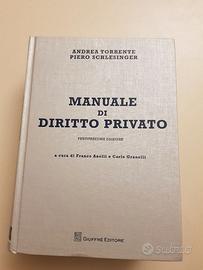 Libro Manuale di Diritto Privato Torrente E Schles
