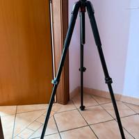 Cavalletto Manfrotto 190xpro3 con testa a 3 vie