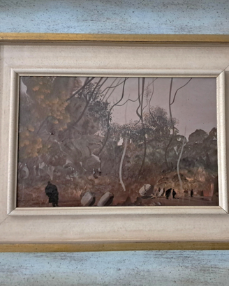 Pietro Annigoni : "Figure nel bosco"