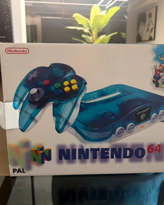 Nintendo nintendo 64 clear blue pal