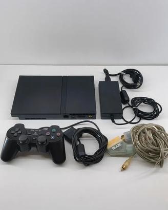 Sony PlayStation 2 Slim + Controller e Cavi