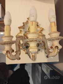 lampade a parete in porcellana 