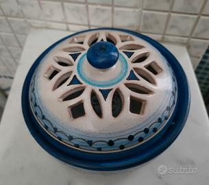 Contenitore vaso porcellana ceramica Vietri