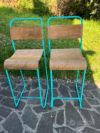 Coppia Sgabelli Vintage inglesi da pub
