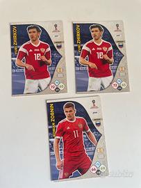 Lotto 3 Carte Panini Russia 2018