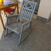 sedia a dondolo ikea da esterno