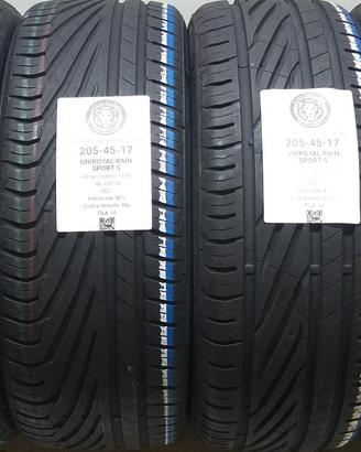 4 GOMME 205 45 17 UNIROYAL A71287