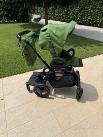 Passeggino Inglesina Quad verde con pedana 