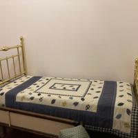 Letto singolo in ottone – Stile classico elegante