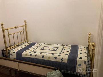 Letto singolo in ottone – Stile classico elegante