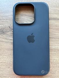 Cover silicone blu mezzanotte Apple IPhone 15 Pro