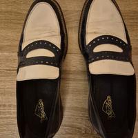 scarpe bicolore stile vintage
