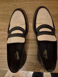 scarpe bicolore stile vintage