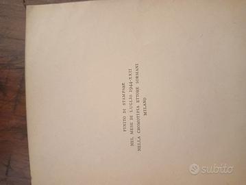 Libretto teatro 'La sonata dei fantasmi ' 1942