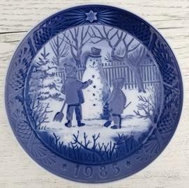 Porcellana Royal Copenhagen piatto di Natale 1985