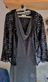 vestiti neri in lurex