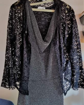 vestiti neri in lurex