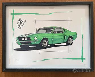 Dosegno di shelby mustang GT 500