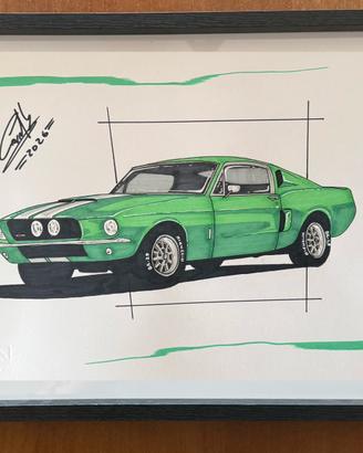 Dosegno di shelby mustang GT 500