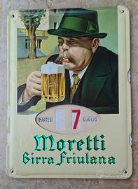 Birra moretti calendario perpetuo 1968