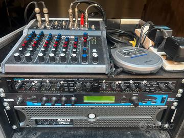 Case amplificatore mixer compressore dinamica