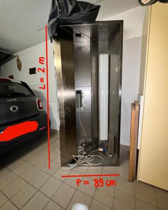 cappa aspirante professionale per Ristoranti e Bar