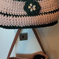 Borse 4 varianti rettangolari a spalla Crochet