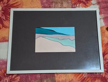 Quadro Elio Santarella - Paesaggio Astratto