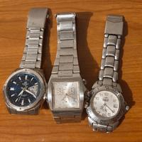 n.3 orologi da uomo Casio, Breil , Sector 