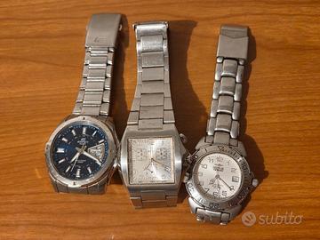 n.3 orologi da uomo Casio, Breil , Sector 