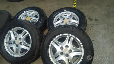 CERCHI IN LEGA X 16  DR5 C/GOMME 4 STAGIONI