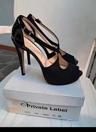 scarpe donna PRIVATE LABEL vera pelle NUOVE 