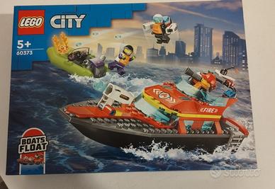 LEGO City Barca di Soccorso Antincendio.