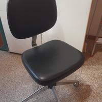 sedia computer anni 70 epoca ruote