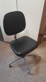 sedia computer anni 70 epoca ruote