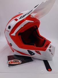 Casco Ufo Quiver Shasta rosso-bianco (L)