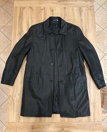 Cappotto in pelle da uomo
