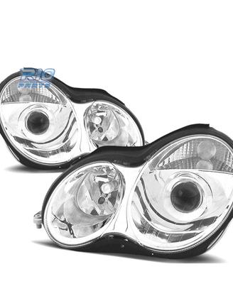 FARI MERCEDES CLASSE C W203 00-04 FONDO CROMATO