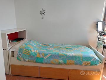 Letto singolo Ikea con cassetti