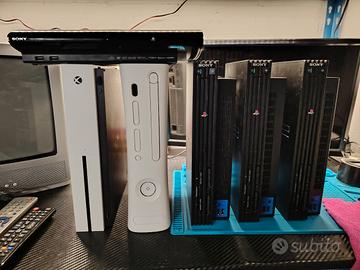 Lotto di 6 console per riparazioni o pezzi